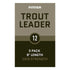 Pack of 3 Trout with Dropper Leaders